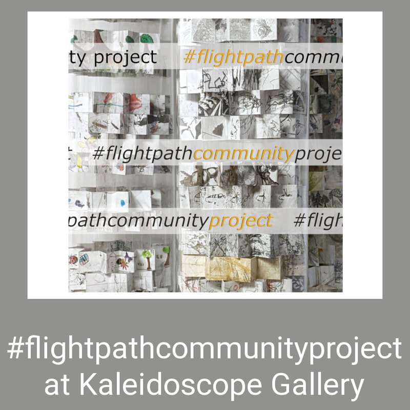 flightpathcommunityproject exhibition at Kaleidoscope Gallery