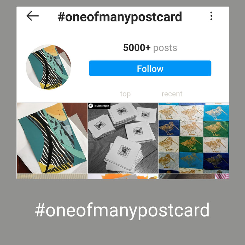 link to Instagram #oneofmanypostcard
